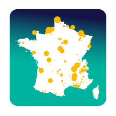 Carte de la puissance électrique en France